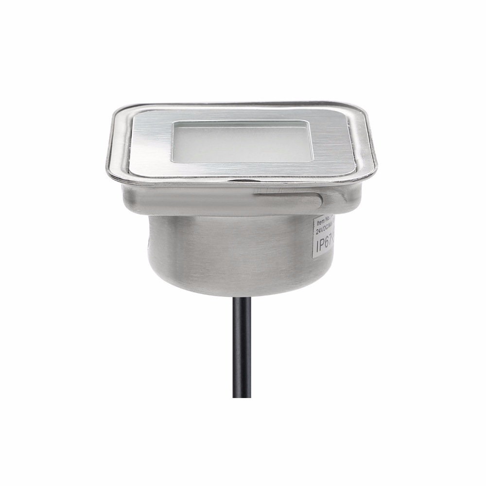 Stainless Steel IP67 Outdoor LED Deck Light for Garden Patio Stairs Path Lighting Waterproof Underground Lamp F105