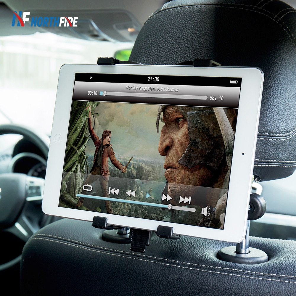 7-11 '' auto tablet houder auto tablet houder standaard voor ipad 1 2 3 4 5 ipad mini air auto achterbank hoofdsteun montagebeugel houder
