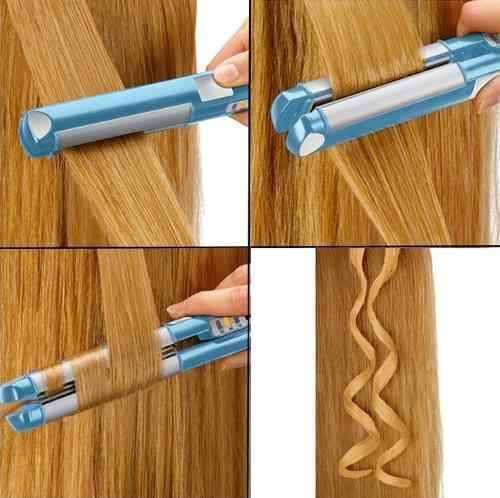 Nano Titanium Pro Hair Straightener Flat iron Iron adjust temperature wet and dry Fast Heat Not hurt hair
