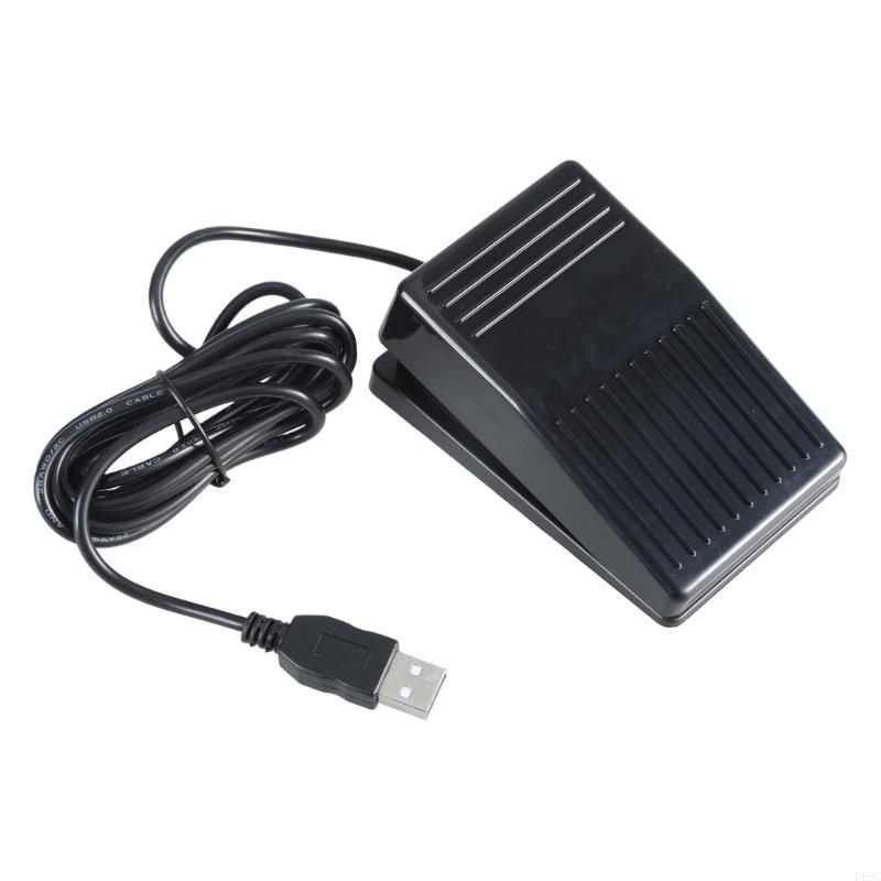F68C USB Foot Pedal Video Game PC Hände kostenlos Fußschalter für Schlüsselsteuerung SW