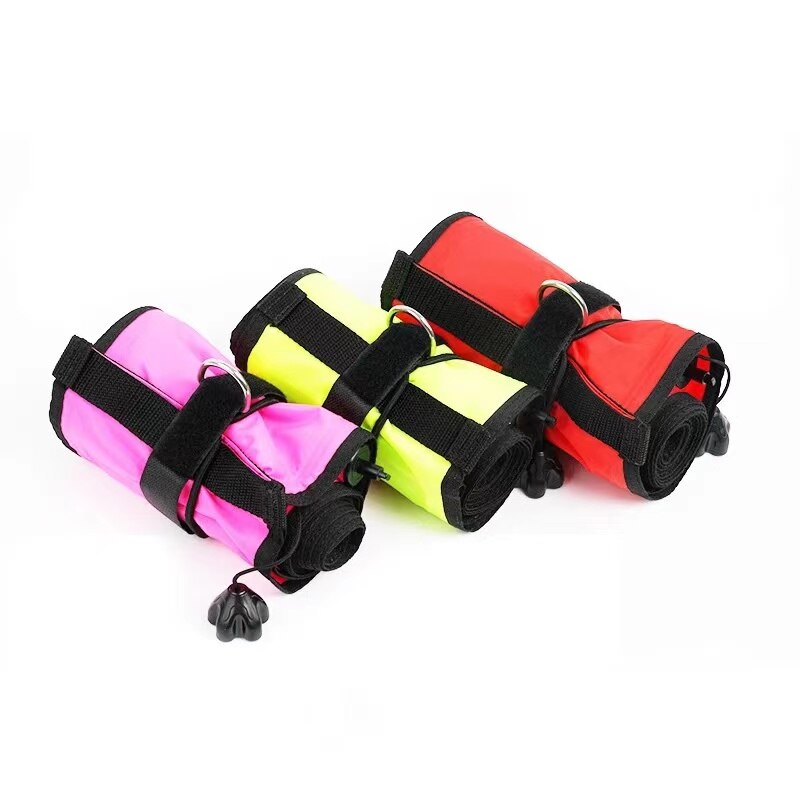 1,2/1.5/1,8 m Reflektierende Tauchen SMB Boje Zwei-Bühne Kopf Blasen Luft Mund Blasen 4,5 CM explosion-Proof Ventil Scuba Tauchen Ausrüstung