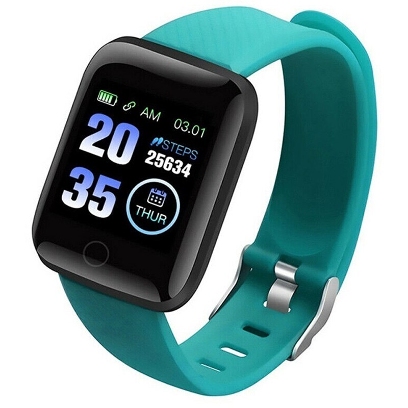 Smart Armband Bluetooth 4.2 Bloed Zuurstof Stappenteller Calorieën Verbrand Slaap Monitor Sport Horloge H-Best: green