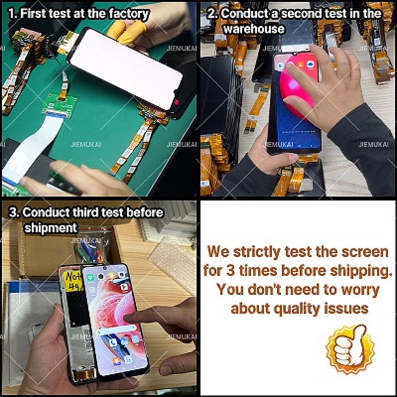 VNE-LX1 VNE-LX2 VNE-LX3 Tested Premium Display For Honor X6 LCD For Honor X6 Display Touch Screen Digital Component