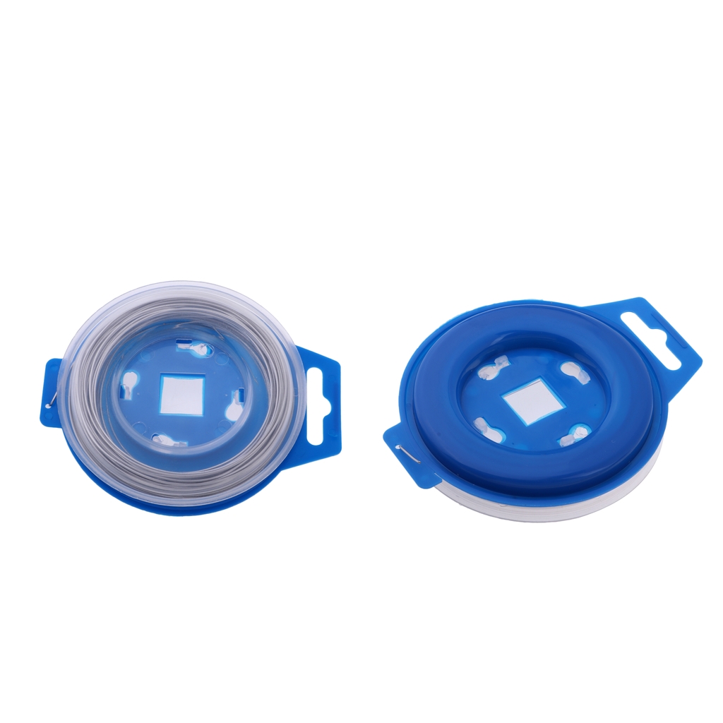 2x ruostumaton lanka kaapeli turvalukitus siderulla kela 0.8mm x 25 '