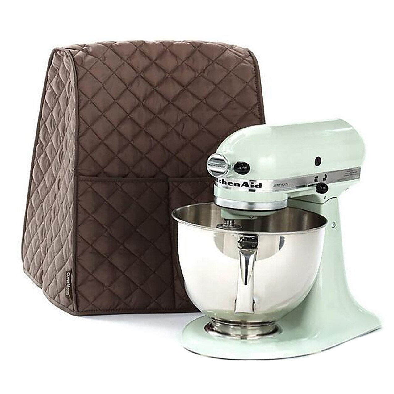 Kitchen Aid Stand Mixer Dust Cover Waterproof Storage Bag Fit for All Kitchenaid Mixer Kitchen Organizer: coffee