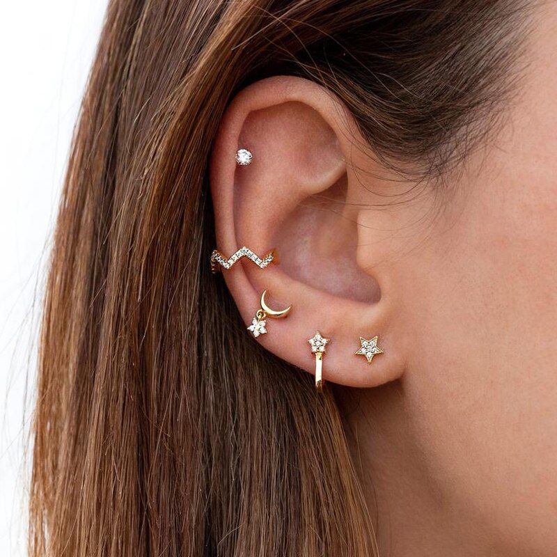 VONALA Cute hoop earrings 925 sterling silver animal jewelry gifts for women girls, Sterling Silver, No Gemstone