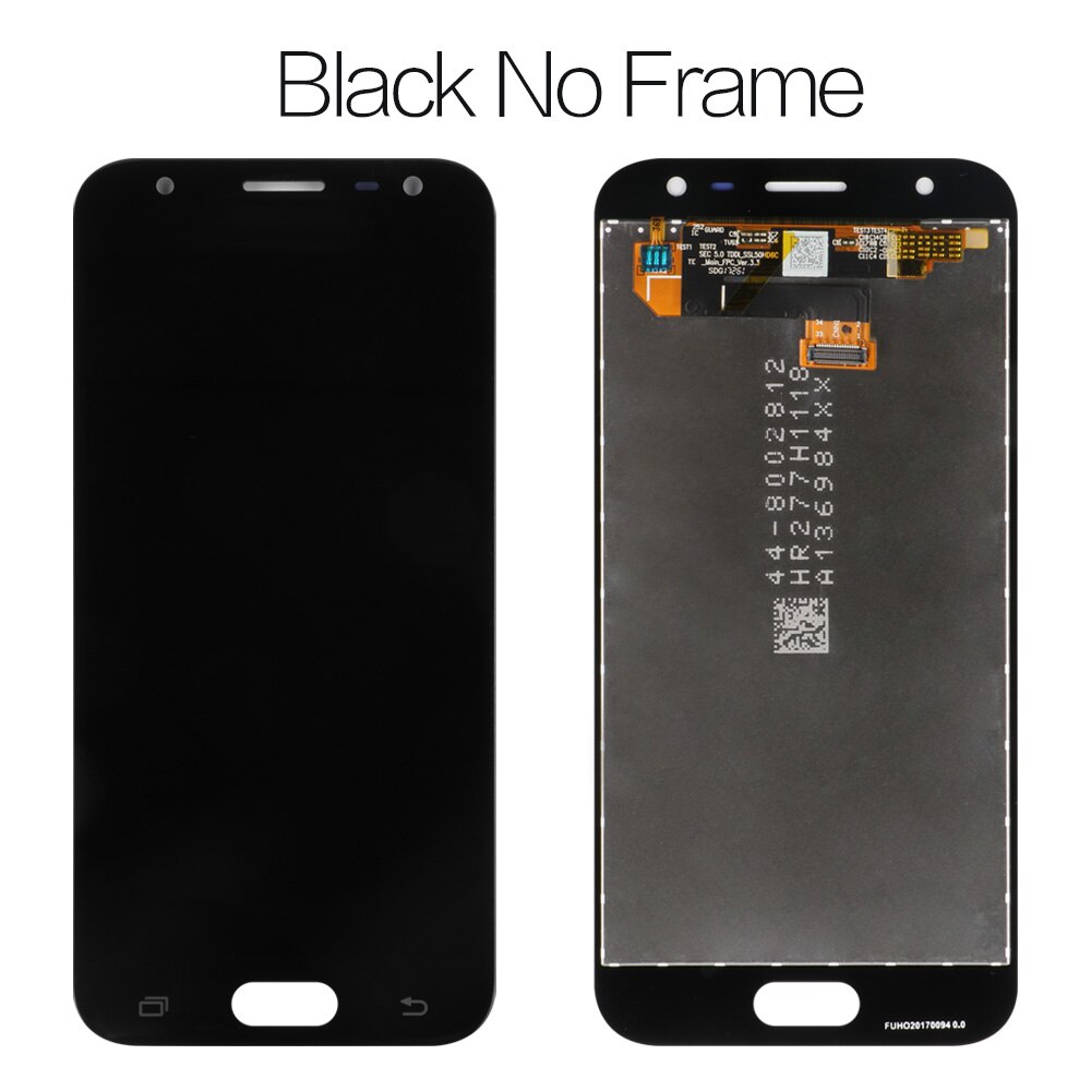 AMOLED LCD Screen for Samsung Galaxy J3 Pro J330F J330FN - 5.0 inch Display with Touch Digitizer: No Frame Black