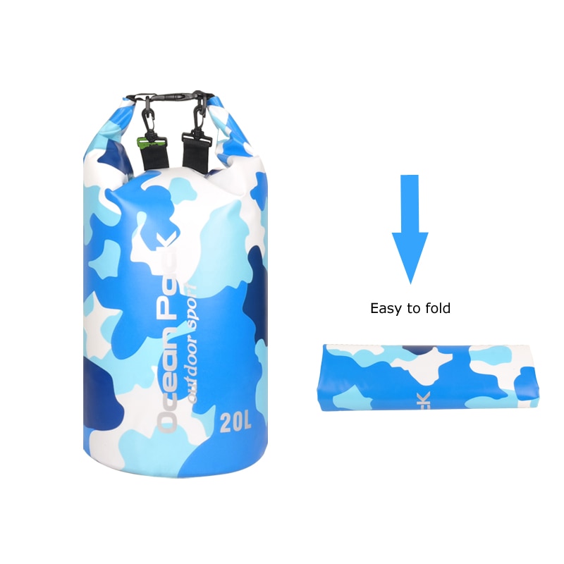 2L 3L 5L 10L 15L 20L 30L Waterdichte Dry Bag Sack Pouch Roll Top Compression Sack Voor Zwemmen Kajakken Kanoën rivier Trekking