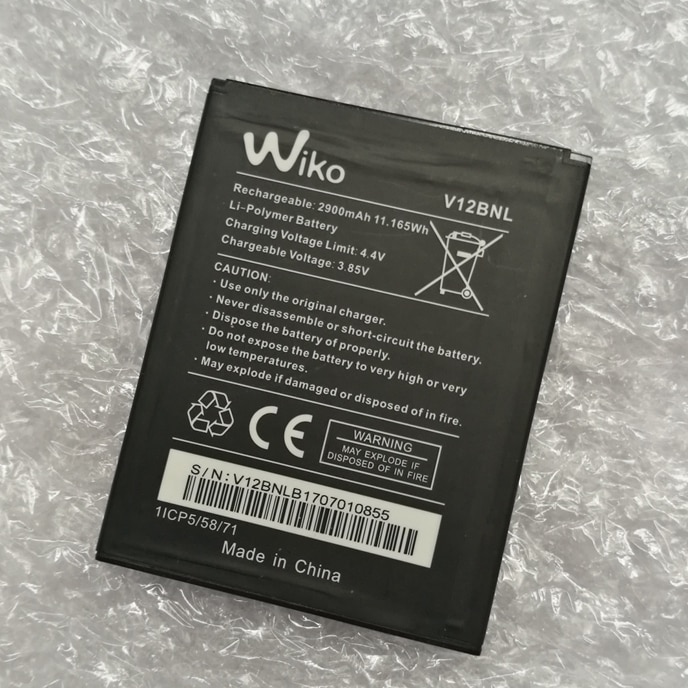 2900 mah 3.85v batteri til wiko v12 bnl mobiltelefon batterie bateria udskifte dele