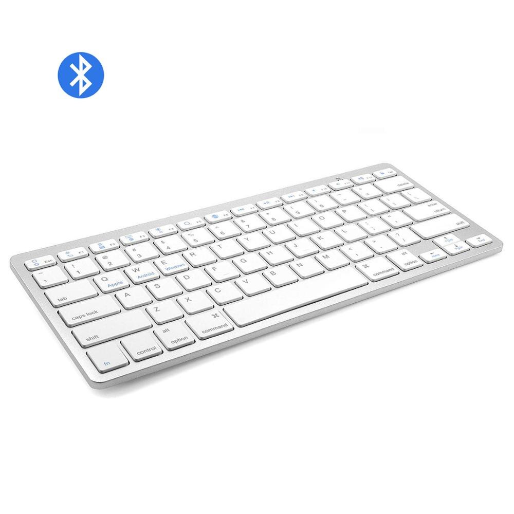 Multi-Lingual Universal Wireless Bluetooth Keyboard Ultra Slanke Draadloze Toetsenbord Compatibel Voor Ios Ipad Android Tabletten Windows