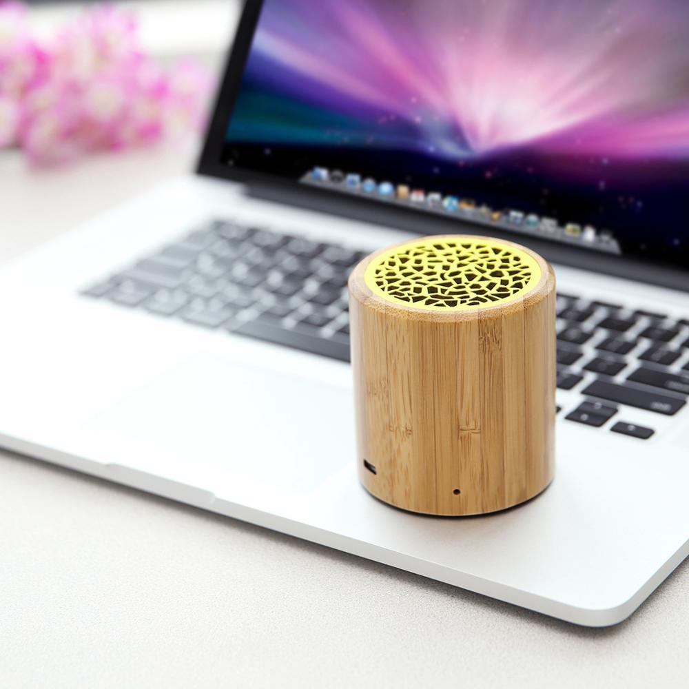 Houten Bluetooth Speaker Bamboe Bluetooth Speaker Draagbare Outdoor Bluetooth Kleine Luidspreker