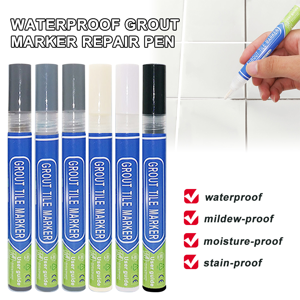 Flise styling pen badeværelse vandtæt og meldug fugemærke reparations pen