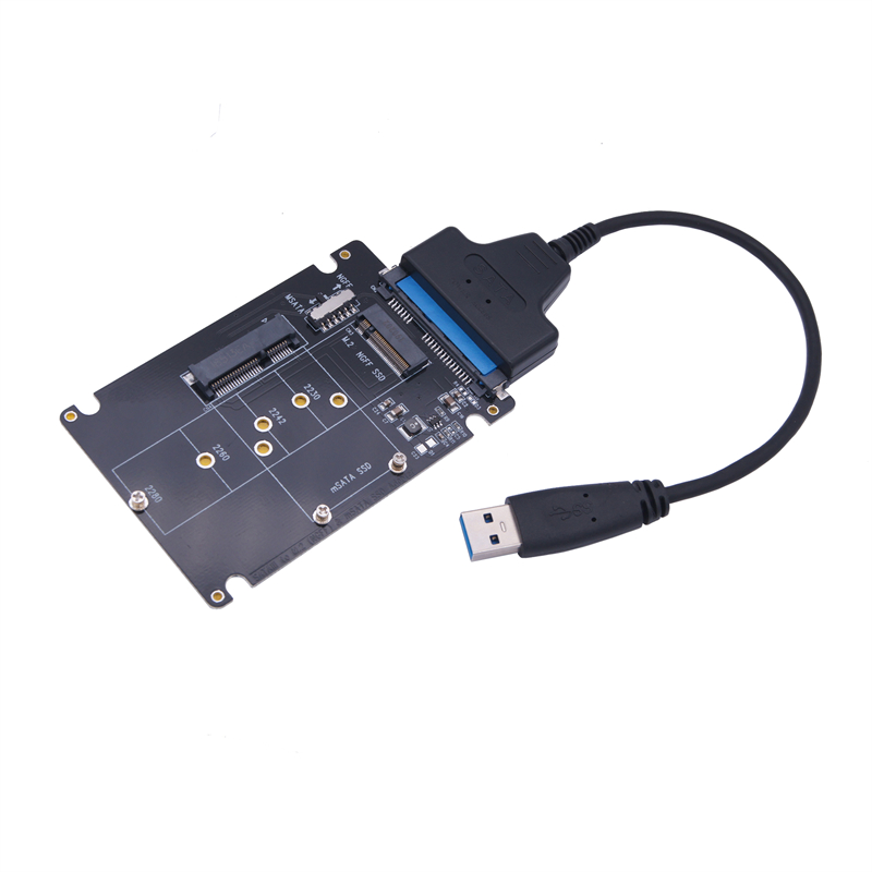 mSATA M2 USB-Adaptergehäbenutzen SSD Externo USB 3.0 M.2 auf USB mSATA SSD M2 SSD zu USB3.0 Konverter Steigleitung 2,5-Zoll-Gehäbenutzen USB 3-Adapter: Anderes