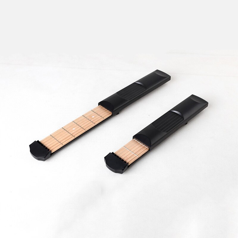 6 Fret Portable Pocket Guitar trainer Practice Practical Wooden Model Finger chord conversion trainer exercises for Beginners