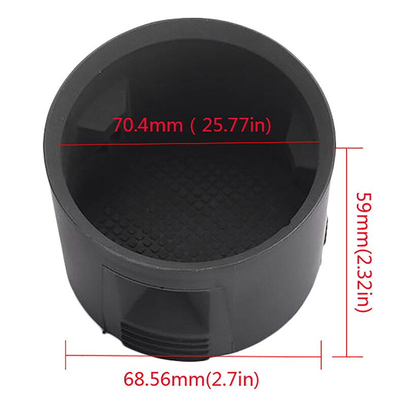 Svart bilkopphållare insats expander dryckställ passar för tesla modell 3