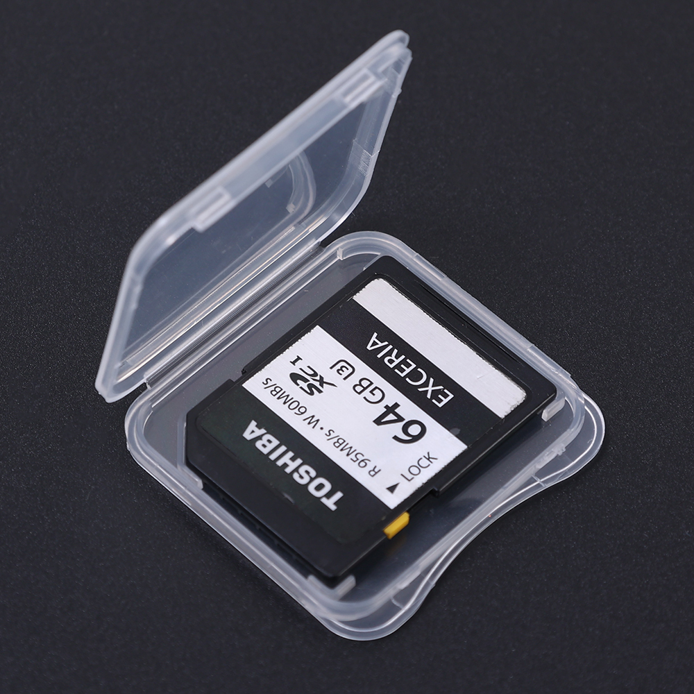 20/10/5/1 pièces Transparent TF/SD cartes mémoire étui de protection support boîtes de rangement Portable Mini clair carte SIM boîte anti-poussière