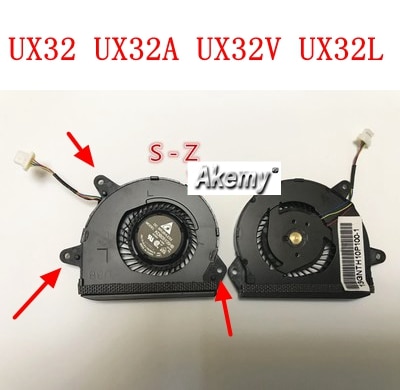 For Asus ZENBOOK UX32 UX32A UX32VD UX32V UX32LA UX32LN UX32L UX31E UX31A UX31L UX31LA UX21E UX21A VGA CPU Cooling Cooler Fan