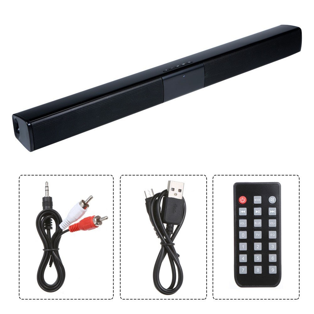 Bluetooth Wireless BT 4.0 Speaker Soundbar Subwoofer TV Home Theater Sound Soundbar Speaker Home Theater Bass Speaker