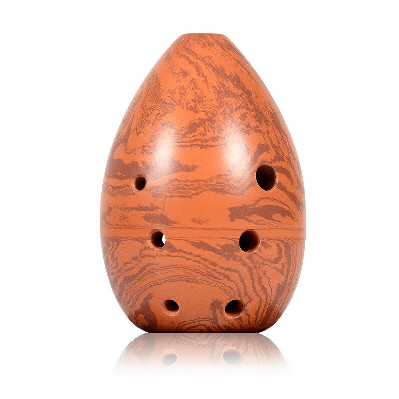 Hand polished Fired Ceramic Xun 8 Holes Ocarina Antique Clay Xun Musical Instrument For Children Beginner