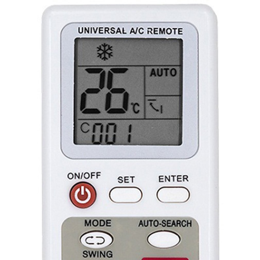 Universal Air Conditioner Remote Control With LCD display KT-109II/ K-1028E Remote Suitable for All Air Conditioners with Base