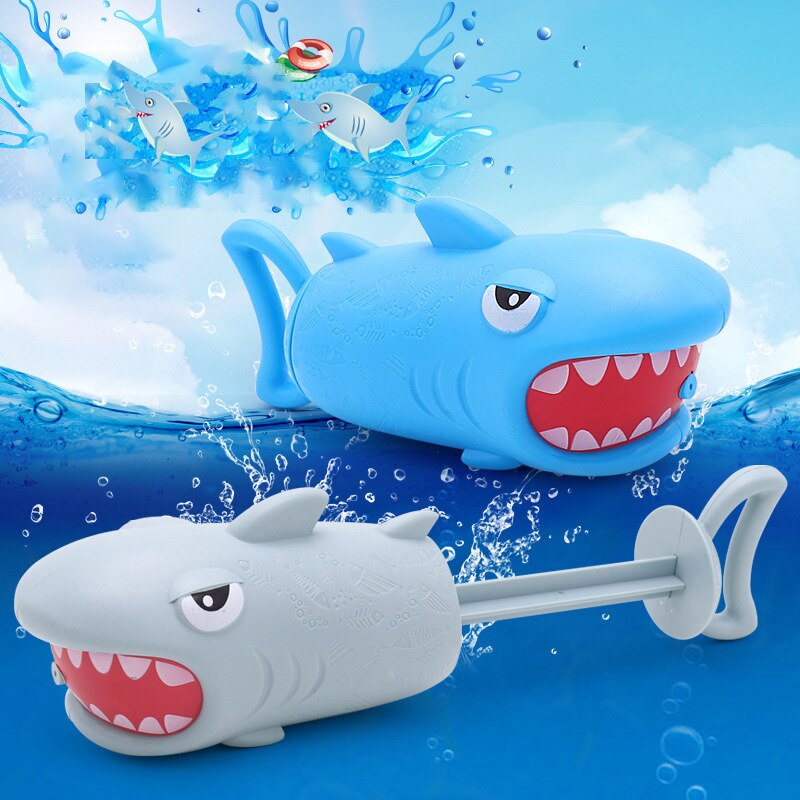 Children Shower Room Take A Shower Water Spray Water Gun Toys Pull Out Type Double Out Water Hole Summer Sandy Beach Water Gun