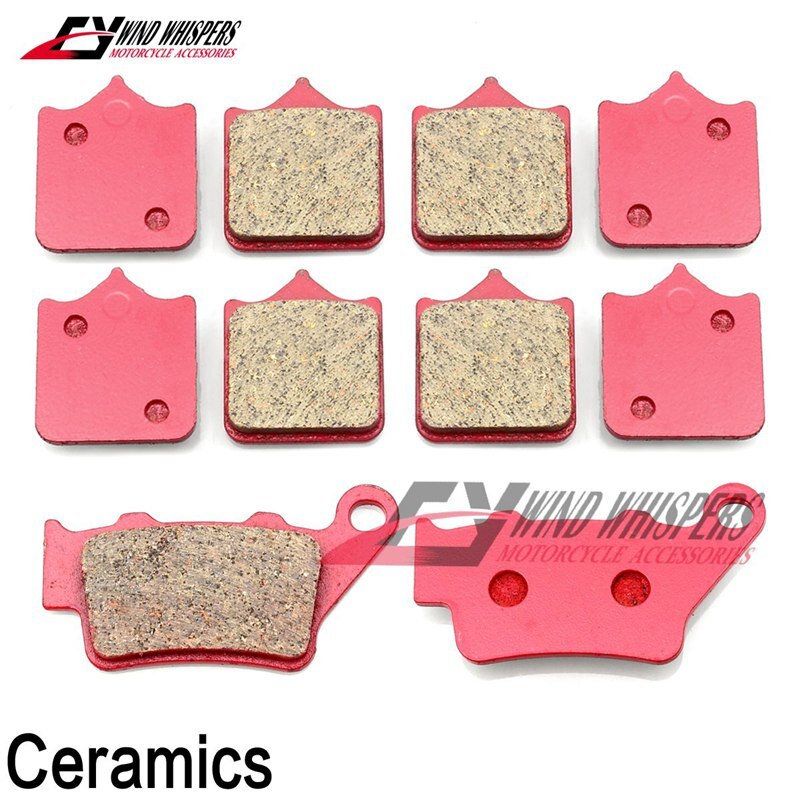 Motorcycle Ceramic Front Rear Brake Pads For KTM 690 SMC R ABS