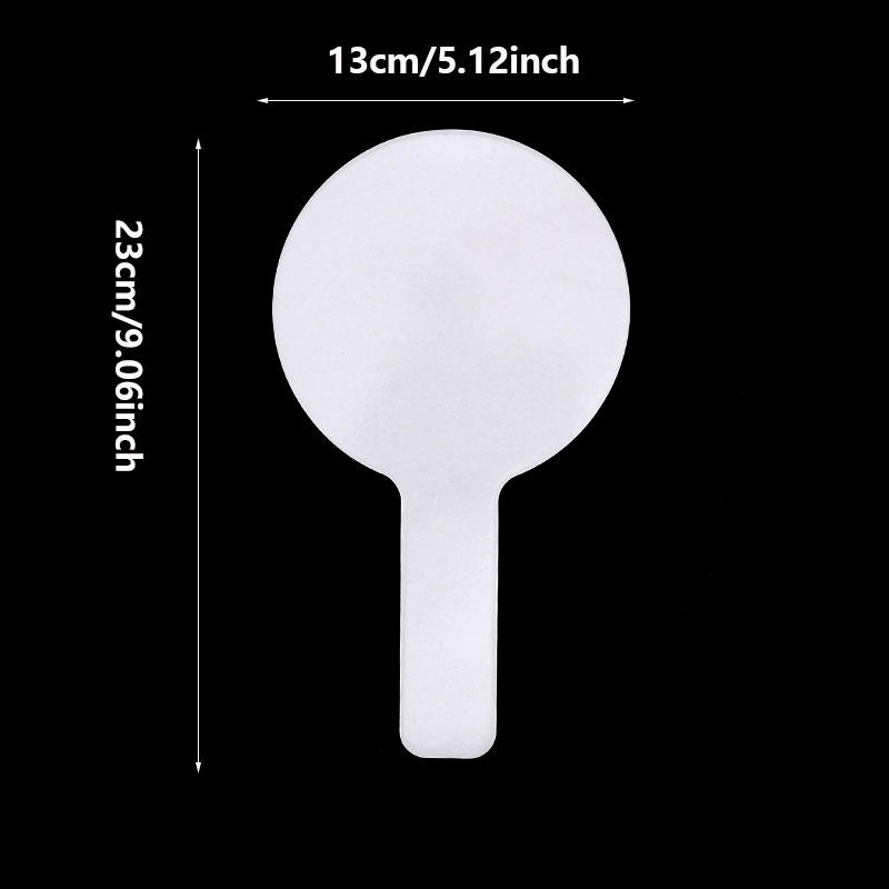 10PCS Answer Board Handheld Student Kids Whiteboards White Double Sided Small Game Props Melamine Reusable Whiteboard Child Kids: Opción 2
