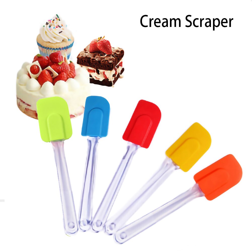 High Temperature Silicone Scraper To Make Cake Baking Cream Spatula