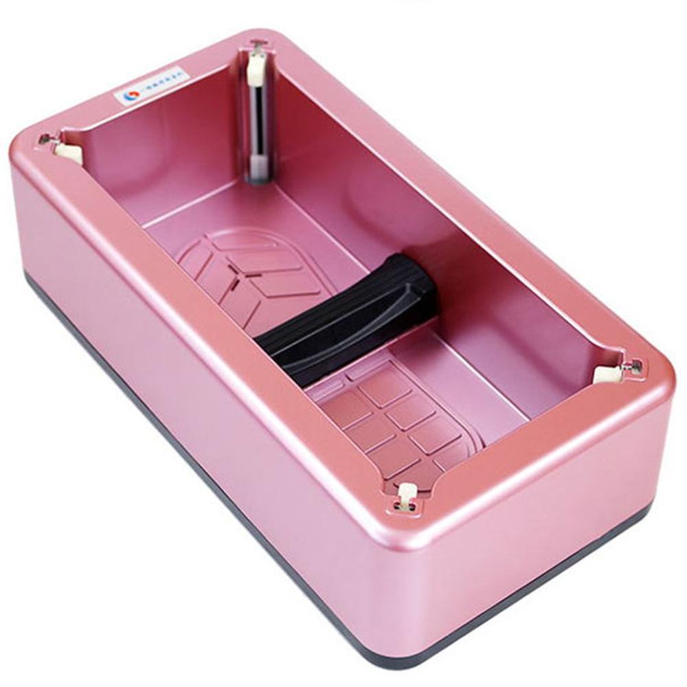 Automatic Shoe Cover Dispenser Automatic Shoe Covers Machine Home Office One-time Film Machine Foot Set Shoes: Pink-FYP322603