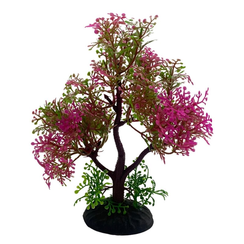 Aquarium Plastic Planten Realistische Kleine Boom Kunstplanten Decoraties Voor Fish Tank Niet Giftig Veilig Voor Alle Vis: T502