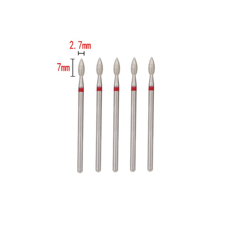 Brocas de unha de silicone de borracha, cabeça grande broca de unha amortecedor moinhos para manicure pedicure ferramentas de limpeza de cutícula removedor de pele: JGS 5-12