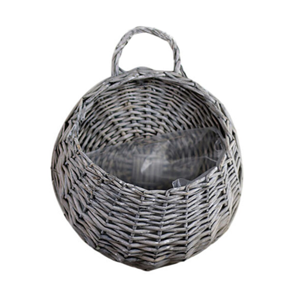 Newly Birds Nest Wall Hanging Basket Wicker Gardening Home Garden Wedding Wall Decoration FIF66