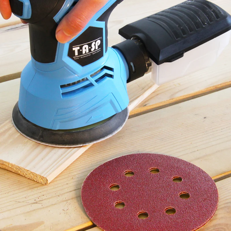 100pcs 125mm 5" Abrasive Sandpaper Sanding 8 Hole Disc Hook & Loop Sand Paper Grits 60 ~ 1500 for Polish Tools Accessories