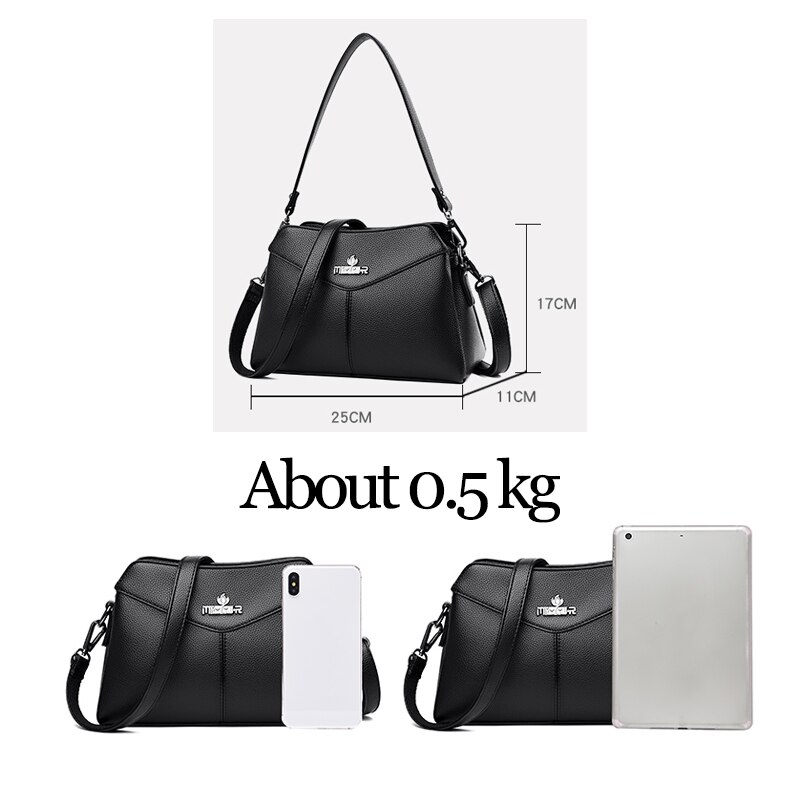 Olsitti Pu Lederen Crossbody Tassen Voor Vrouwen Luxe Handtassen Dames Grote Capaciteit Messenger Bag