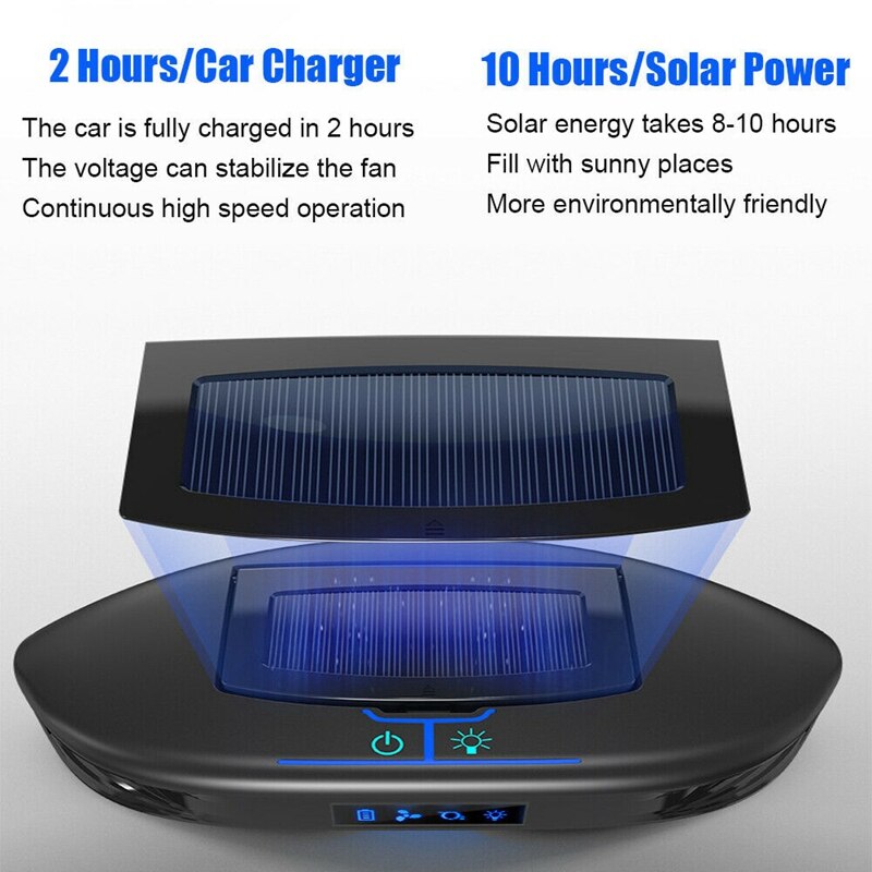 Purificador de aire Solar para coche con soporte para teléfono móvil, purificador de aire para vehículo ionizador USB, filtro HEPA, difusor de Aroma para coche, hogar, oficina