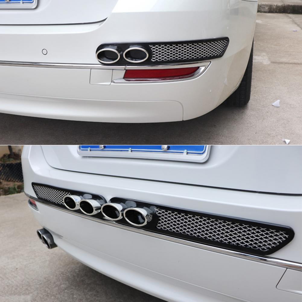85% Sales! 1 Pair Car Decorative Exhaust Universal Car Accessories False Exhaust Pipe Stickers for Automobile Truck Vehicle