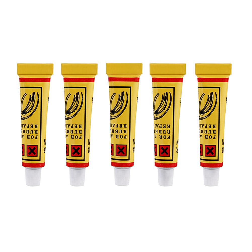 1-20 Stuks Auto Motor Fietsband Repareren Lijm Binnenband Bandenreparatie Lijm Agent Emergency Draagbare Band Gevulkaniseerd lijm: GRIJS