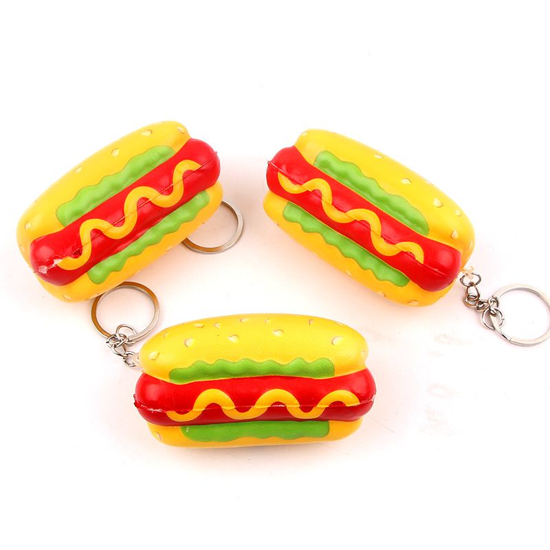 Antistress Squishy Slow Rising Stress Relief Squeeze Toys Gadget Sausage Ice Cream Kawaii Artificial Foods & Vegetables Decor