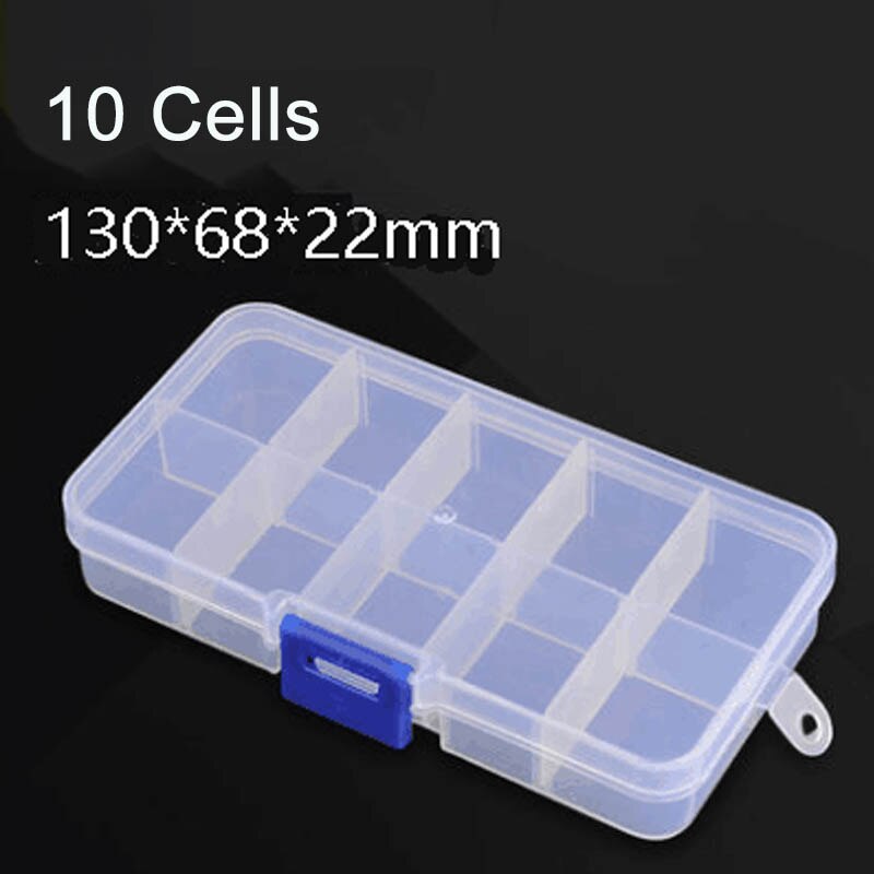 Caja de plástico ajustable para organizar componentes electrónicos, almacenamiento de herramientas, caja de plástico para almacenar celdas pequeñas: Gris oscuro