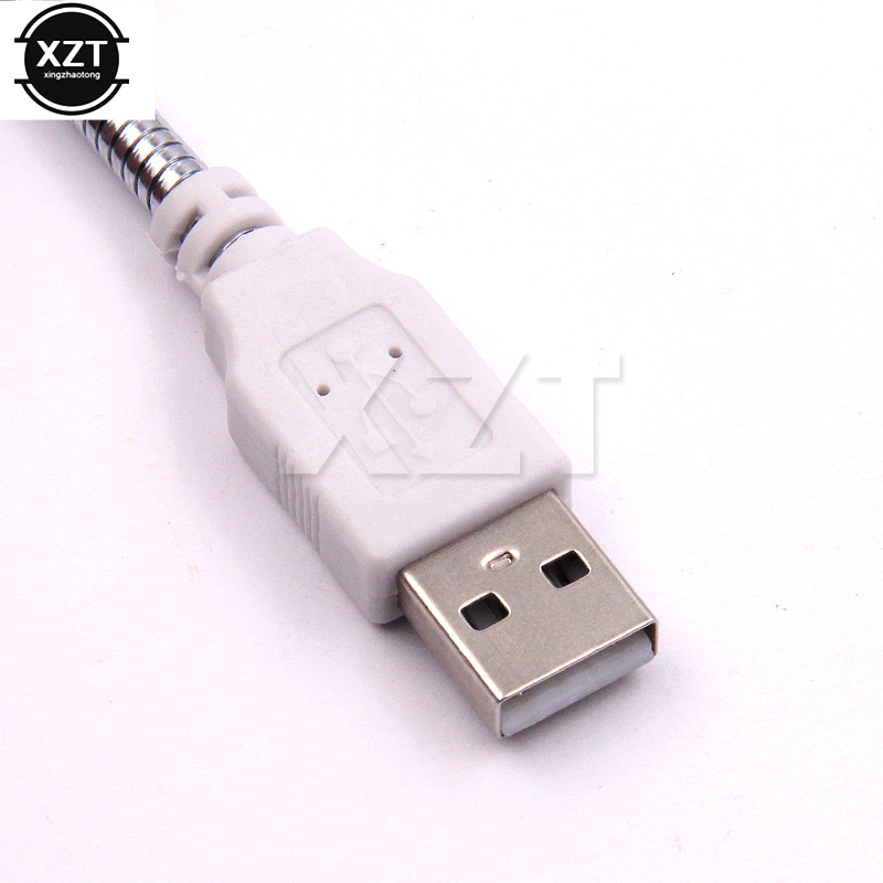 Ventilador USB móvil portátil alimentado por USB Mini ventilador de cuello de cisne para computadora portátil Oficina Hogar