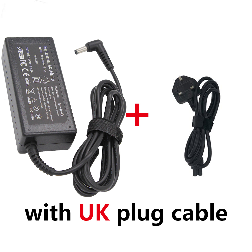 19v 2.5a 65w 3,42*5.5mm Notebook-Ladegerät Adapter Laptop-Netzteil für passendes Asus k42f k42j k42 k43e k43s k43 k45a k45v k45: Lila
