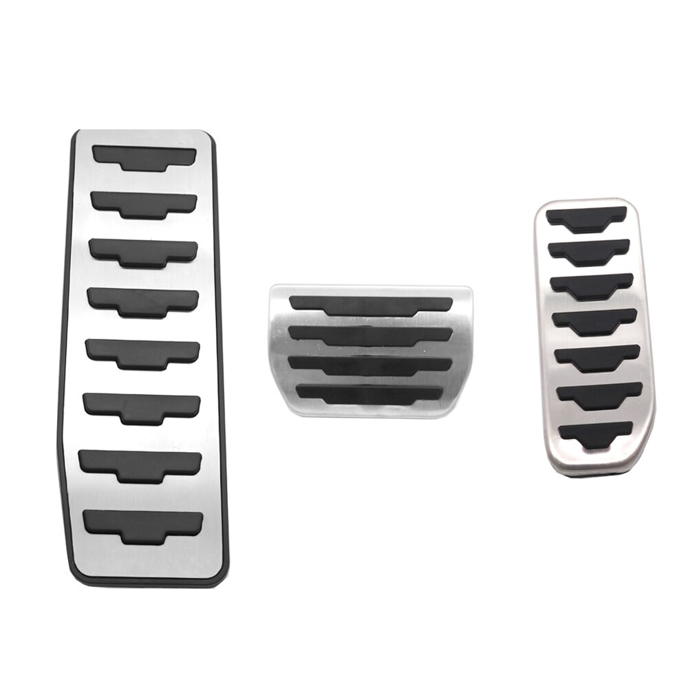 Auto Rust Rem Accelerator Brandstof Gas Pedaal Cover Pad Foot Rest Voor Land Rover Range Rover Evoque -: Full 3 PCS AT