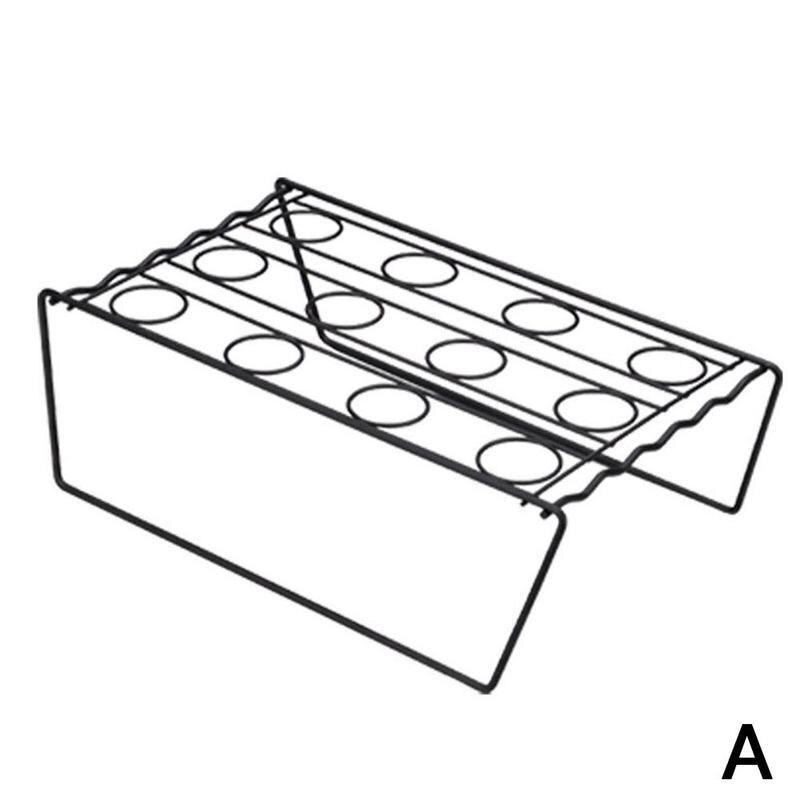 DIY Ice Cream Cone Holder Steel Ice Cream Cone Display Cupcake Cake Cone Cooling Stand Rack Holder Baking Rack Tray C5E3: A