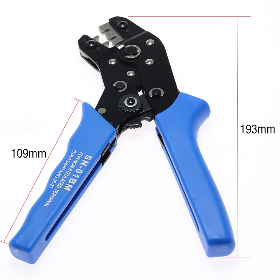 SN-01BM DuPont Terminals Crimp Pliers And Interchangeable Dies Wire Crimper Crimping Tools Ratcheting Crimper Plier tools set