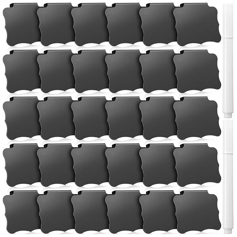 32 Pieces Basket Labels Clips And Pens Set, Includ... – Grandado