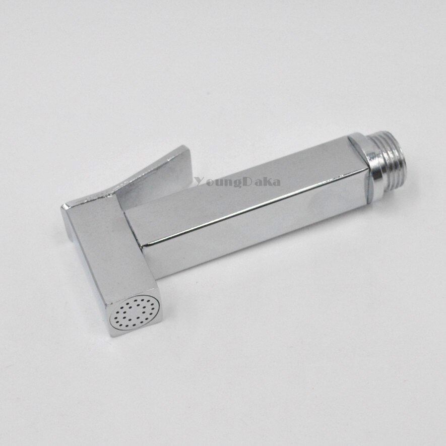 Mini Hand held Bidet Shower Sprayer Faucet Needn't Punch Toilet Jet Cleaner Portable Shattaf High Pressure Brass Corner Valve