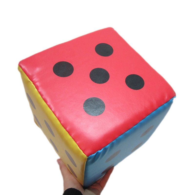 20/12cm Super Large Dice Colorful Six Sided Sponge Party Game Props Teaching Aid