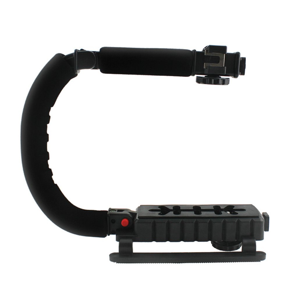 Soporte plegable en forma de U para cámara, Dv, lente única, cámara Reflex, deslizante, estabilizador de mano, soporte Abs