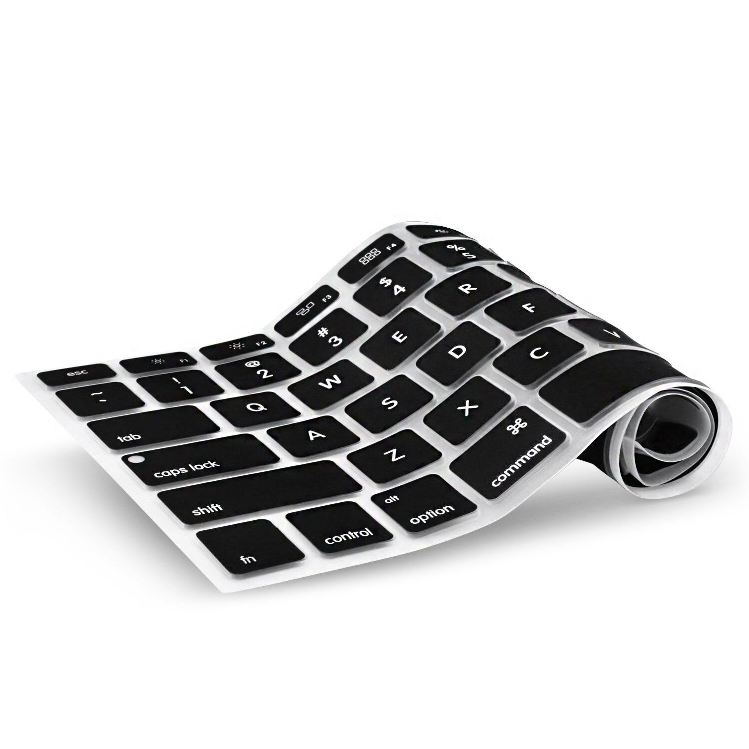Ons Versioin Zachte Siliconen Toetsenbord Cover Voor Macbook Pro 13 A1708 Geen Touch Bar: Black