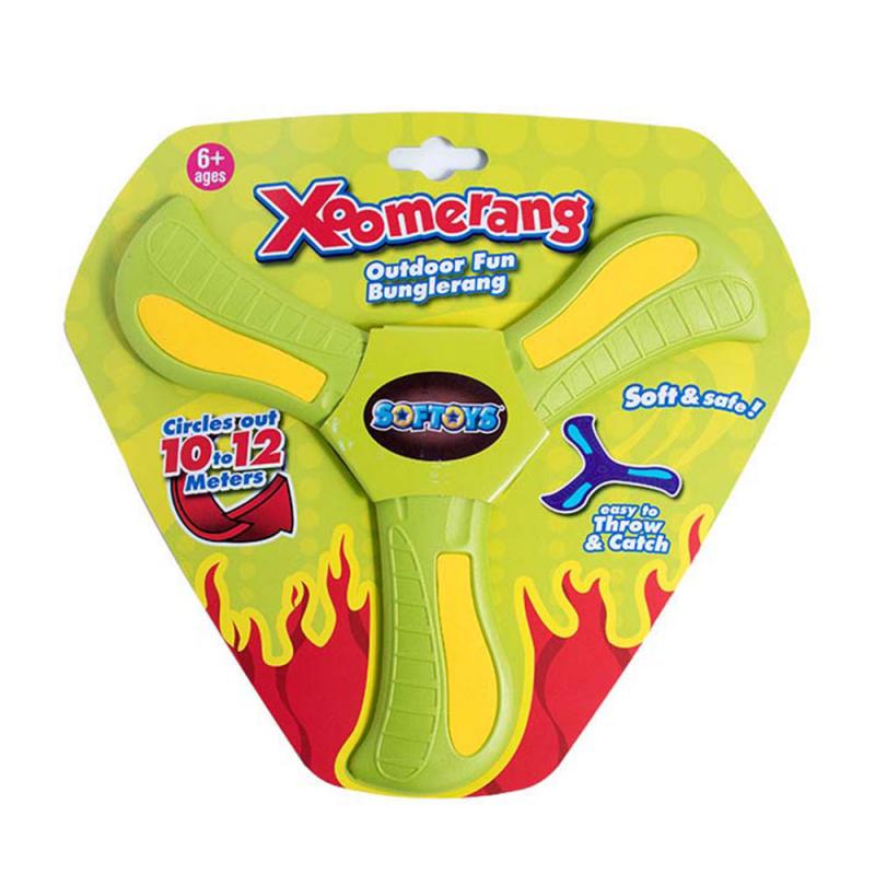 Boomerang Children&#39;s Antistress Toy Family Outdoor Parent-Child Interaction Sports Games Toys: 04 green